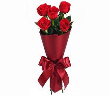 Букет 5 Красных роз Эдлесс Лав в Казанской Краснодарского края
