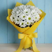 Букет цветов из:  Хризантемы в Казанской Краснодарского края