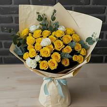 Букет цветов из:  Розы #REPLACE_PRED# Казанской Краснодарского края