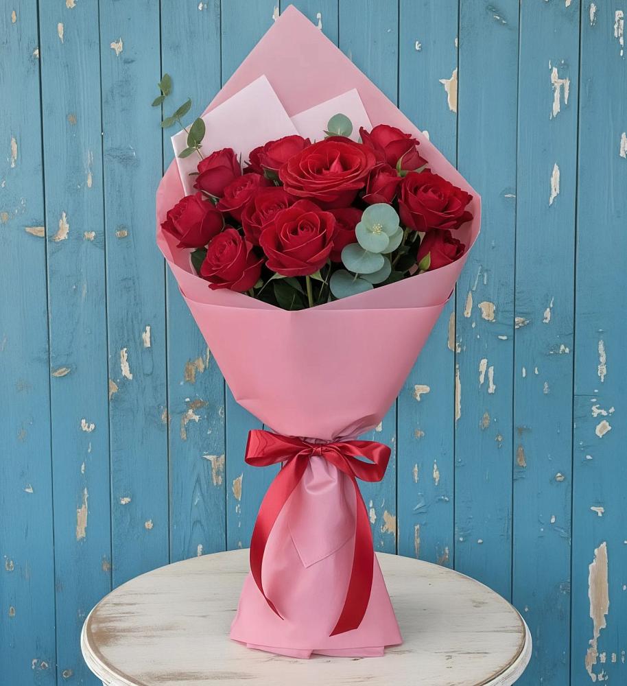 Букет цветов из: Розы в Казанской Краснодарского края