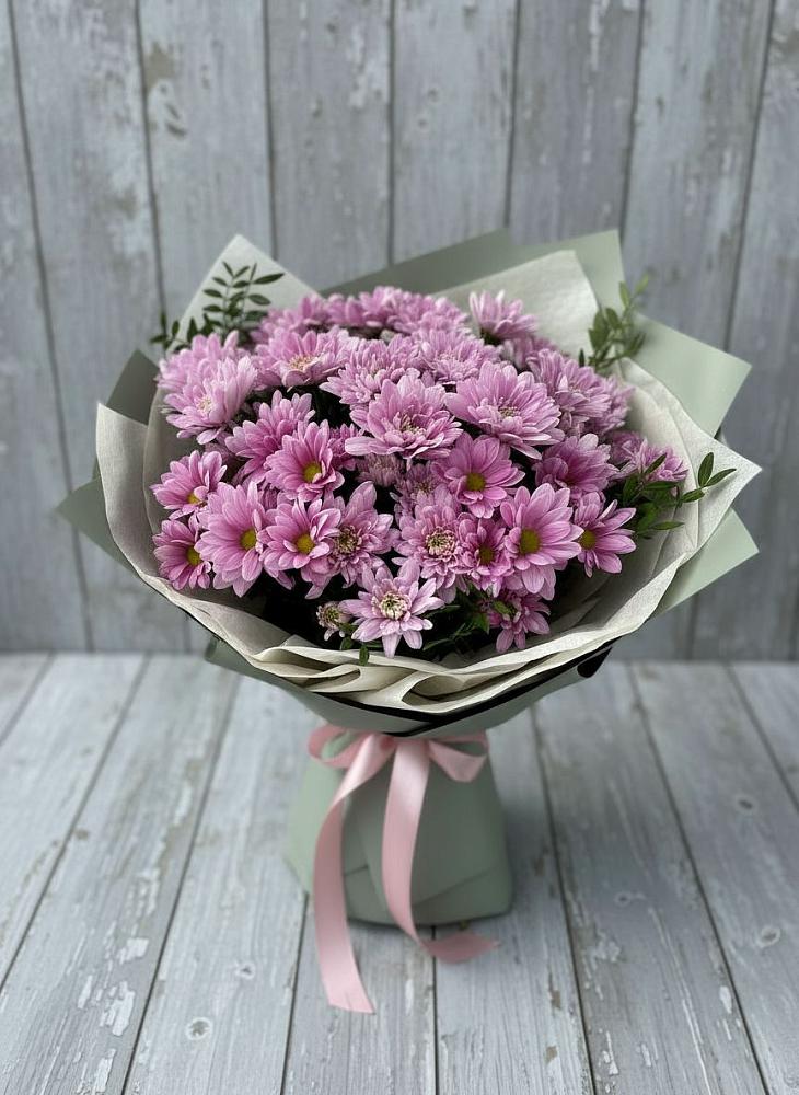 Букет цветов из: Хризантемы в Казанской Краснодарского края