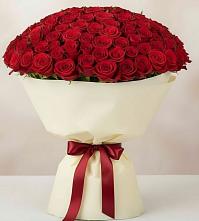 Букет 101 Красная роза Милано #REPLACE_PRED# Казанской Краснодарского края