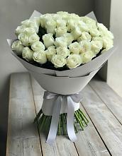 Букет 35 Белых роз #REPLACE_PRED# Казанской Краснодарского края