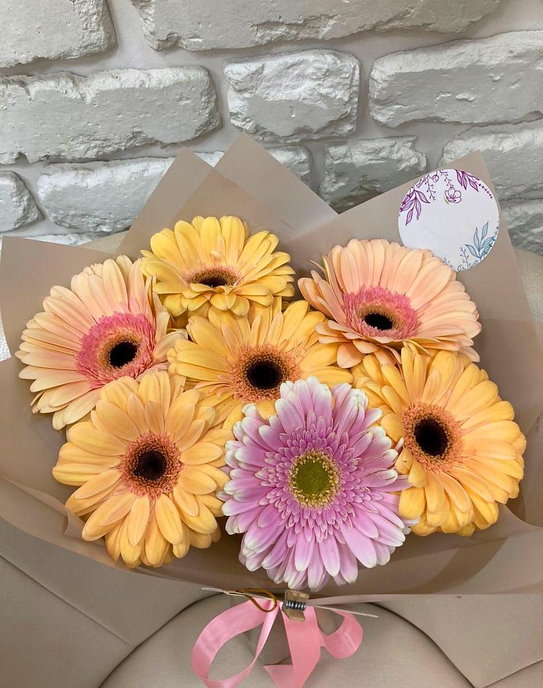 Букет цветов из: Герберы в Казанской Краснодарского края