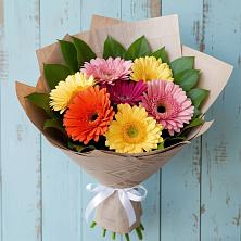 Букет цветов из:  Герберы в Казанской Краснодарского края