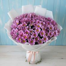 Букет цветов из:  Хризантемы в Казанской Краснодарского края