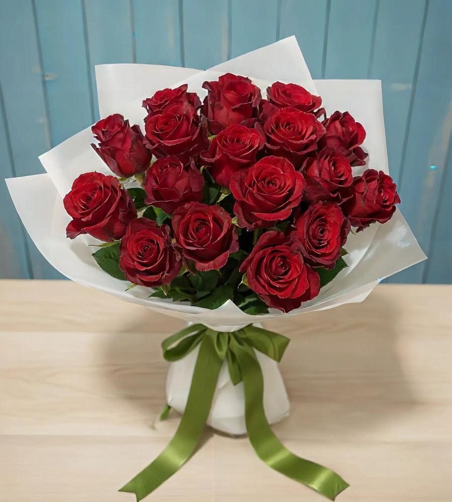 Букет Красные розы в Казанской Краснодарского края