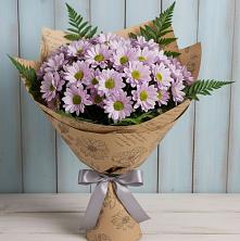 Букет цветов из:  Хризантемы в Казанской Краснодарского края