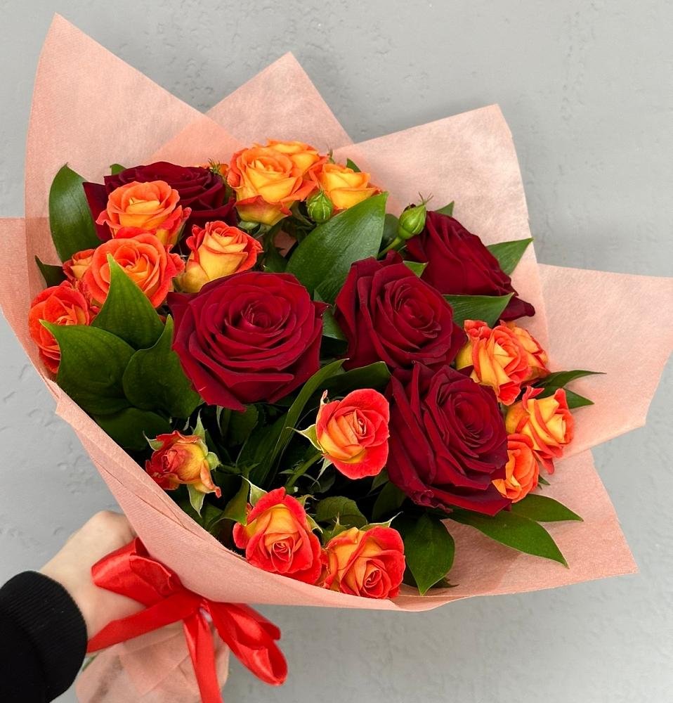 Букет Любовь и восторг в Казанской Краснодарского края