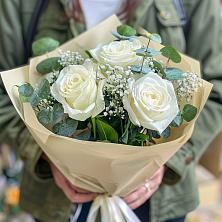 Букет Нежные грёзы в Казанской Краснодарского края Букет цветов из: Розы в Казанской Краснодарского края