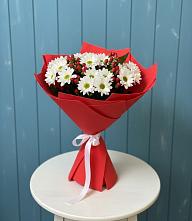 Букет цветов из:  Хризантемы в Казанской Краснодарского края