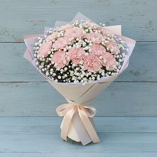 Букет цветов из:  Гвоздики в Казанской Краснодарского края