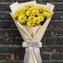 Букет цветов из:  Хризантемы в Казанской Краснодарского края