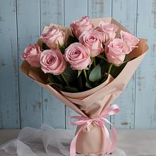 Букет цветов из:  Розы в Казанской Краснодарского края