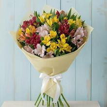 Букет цветов из:  Альстромерии в Казанской Краснодарского края
