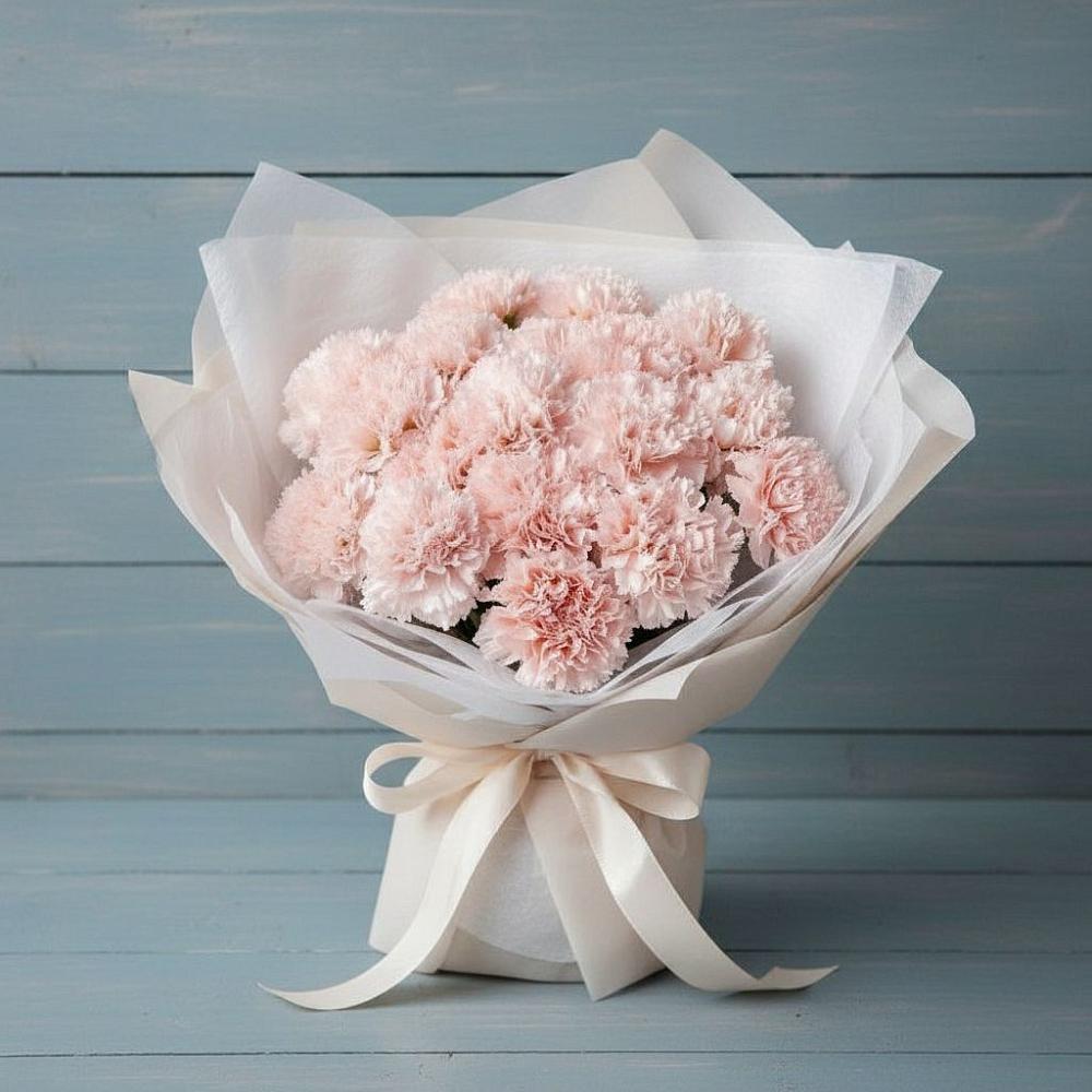 Букет цветов из: Гвоздики в Казанской Краснодарского края