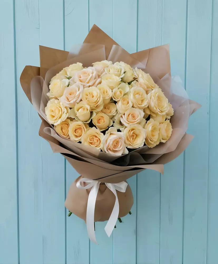 Букет Кремовое облако в Казанской Краснодарского края