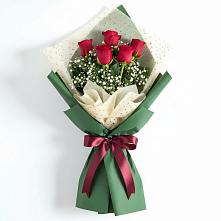 Букет цветов из:  Розы в Казанской Краснодарского края
