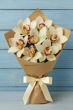 Букет цветов из:  Орхидеи и Розы в Казанской Краснодарского края