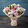Букет цветов из: Хризантемы, Альстромерии и Розы в Казанской Краснодарского края